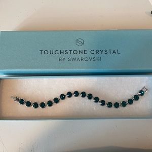 BRAND NEW- Touchstone Crystal Green ice Bracelet